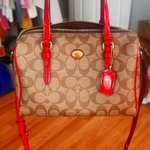 Coach mini boston hand bag or  crossbody
